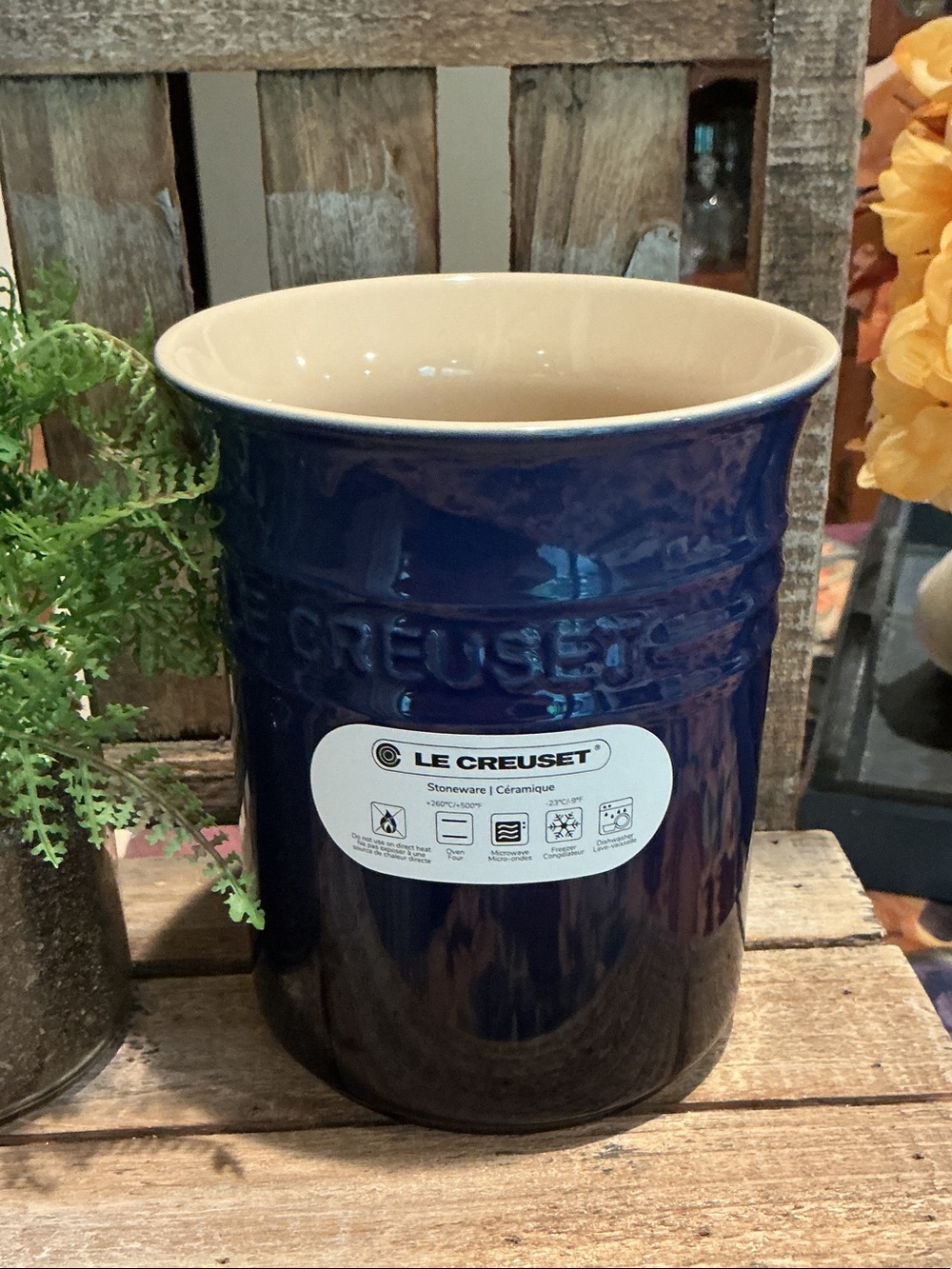 Le Creuset Indigo Blue Utensil Crock